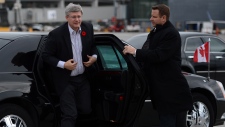 Harper heads for India