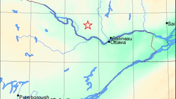 Earthquake Ontario Quebec