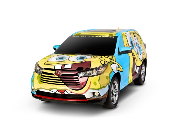 Toyota unveiled a "SpongeBob" concept car