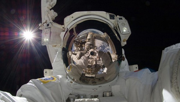Astronaut selfie