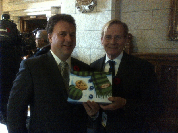 Conservative MP Gord Brown and Robert Fife