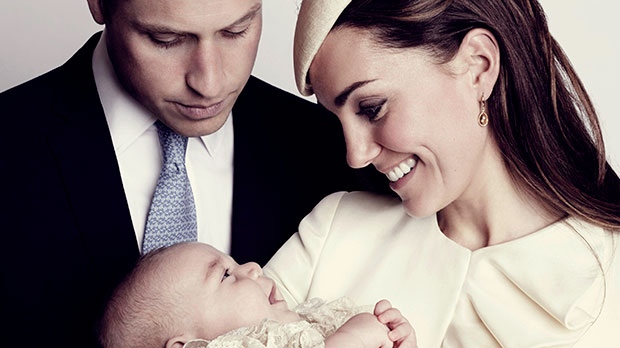 The official christening photo of Prince George