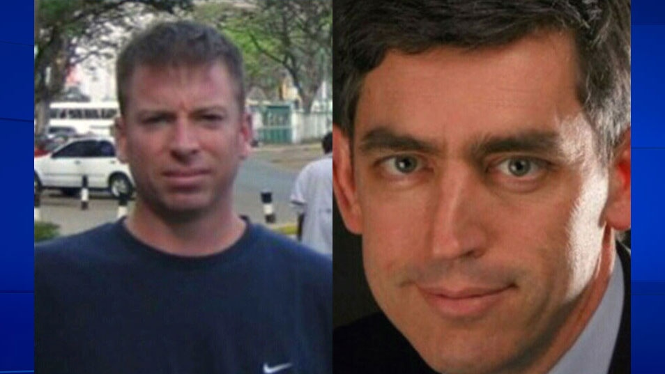 Martin Glazer, left, and Peter McSheffrey, right, were killed in a suicide bombing in Kabul, Afghanistan on Friday, Jan. 17, 2014. Robert McSheffrey - image