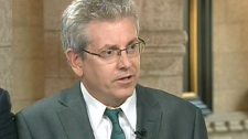 NDP MP Charlie Angus is seen speaking on CTV�s Power Play in Ottawa, Wednesday, Sept. 28, 2011. 