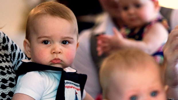 Prince George's first royal engagement