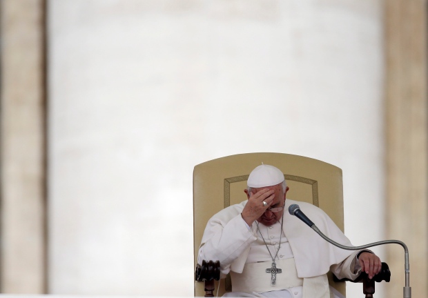Pope Francis in St. Peter's Square, Vatican City