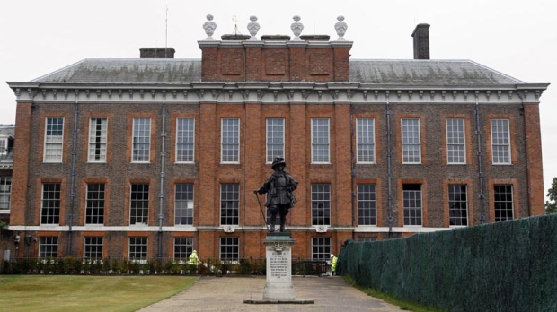In this June 6, 2011 file photo, Kensington Palace is pictured in London. The Duke and Duchess of Cambridge will use a small refurbished apartment at Kensington Palace as their official London home for the next year or so. The move is considered a temporary measure as their primary house will remain in Anglesey, Wales, where William serves as a Royal Air Force search-and-rescue helicopter pilot. That is expected to be their main residence until 2013.