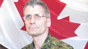 Warrant Officer Patrice Vincent, 53, died as a result of his injuries after a hit-and-run incident in St-Jean-sur-Richelieu, Que. on Monday, Oct. 20, 2014. (Department of National Defence)