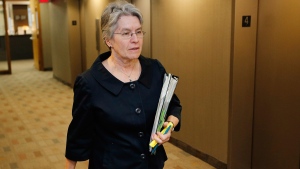 Sheila Block, lawyer for Lori Douglas, an associate chief justice of Manitoba, in Winnipeg, on October 27, 2014. (THE CANADIAN PRESS / John Woods)