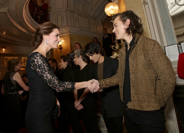 Kate and Harry Stles at Royal Variety Performance
