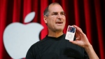Then-Apple Computer Inc. CEO Steve Jobs in San Jose, Calif., Oct. 12, 2005.  (AP /Paul Sakuma)