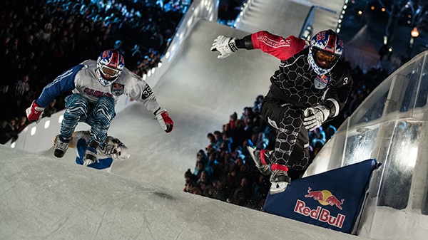 Downhill ice cross event (Red Bull)