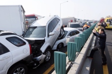 100 car pileup in South Korea