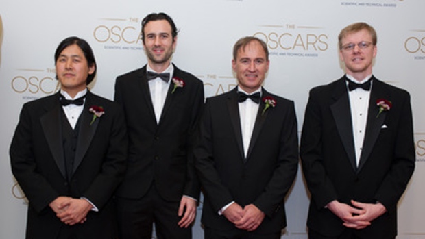 Doug James at 2013 technical Oscars