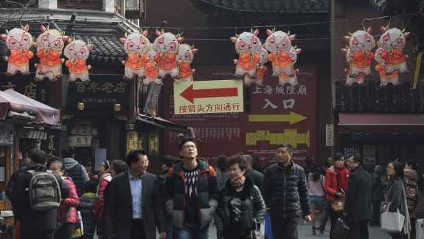 New Year celebrations in Shanghai, China