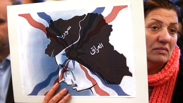 Protest map of Iraq and Syria