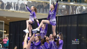 A dozen cheerleading teams have pulled out of a major competition set to start next week at West Edmonton Mall. 