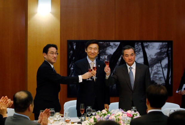 Neighbors but not friends: Japan, South Korea ministers meet ahead.