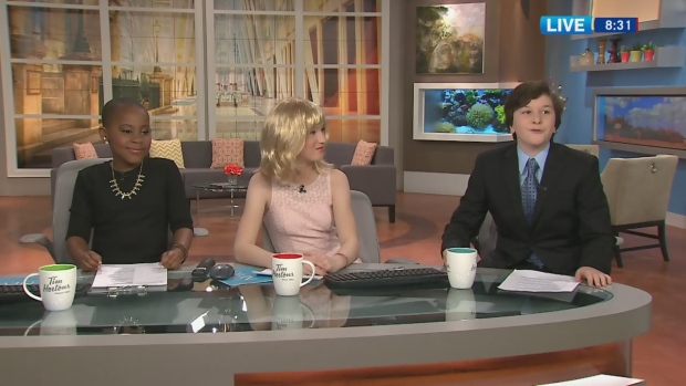 Canada AM: Young hosts read the news