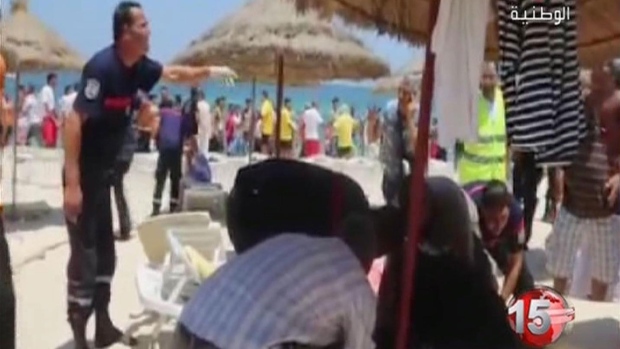 Gunmen kill dozens in attack on Tunisia beach
