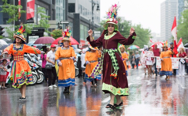 Canada Day parade in Montreal