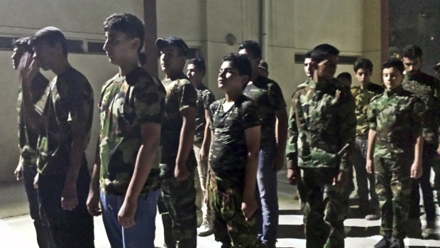 Militias training children to fight Islamic State