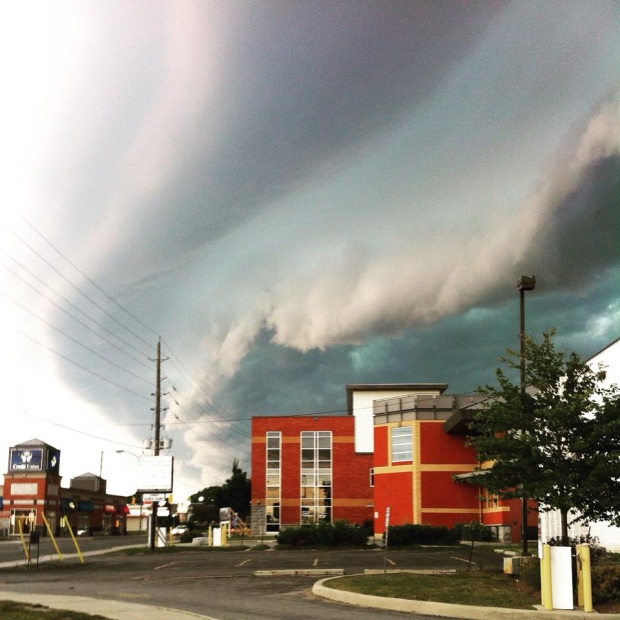 Ontario storm clouds