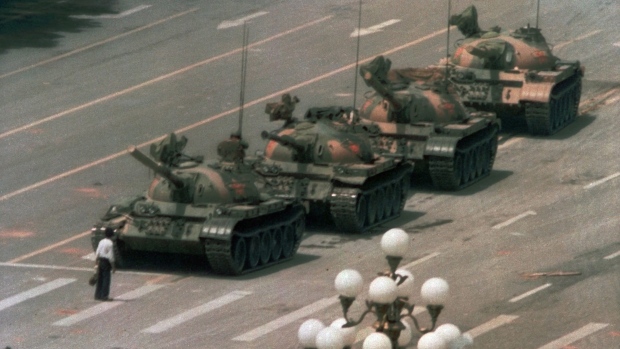 Tiananmen Square's tank man