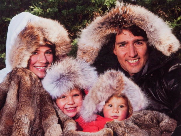 Justin Trudeau's 2010 Christmas card