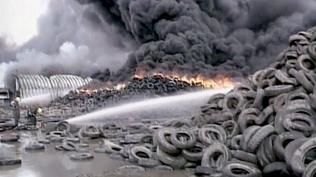 CTV News Archives: Hagersville, Ont. tire fire