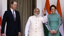 Prince William, Kate meet with Narendra Modi