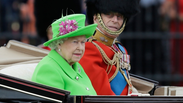 Britain's Queen Elizabeth II and Prince Philip