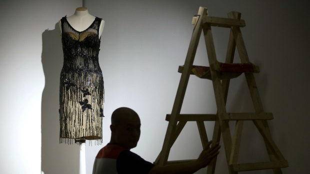 Dress worn by actress Marilyn Monroe in China