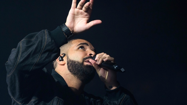 Drake performs in concert