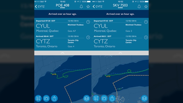 Drone sighting delays flights at Toronto island airport