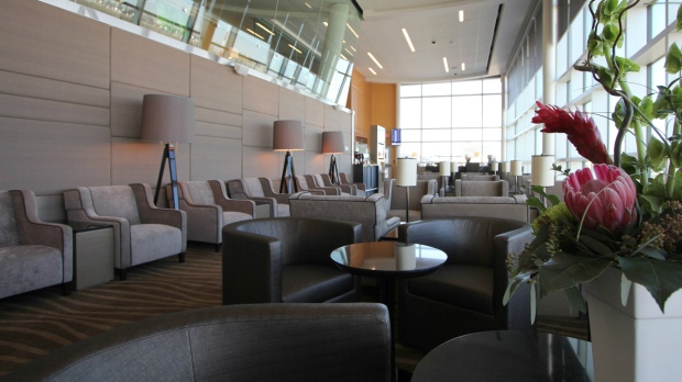 Edmonton International Airport lounge
