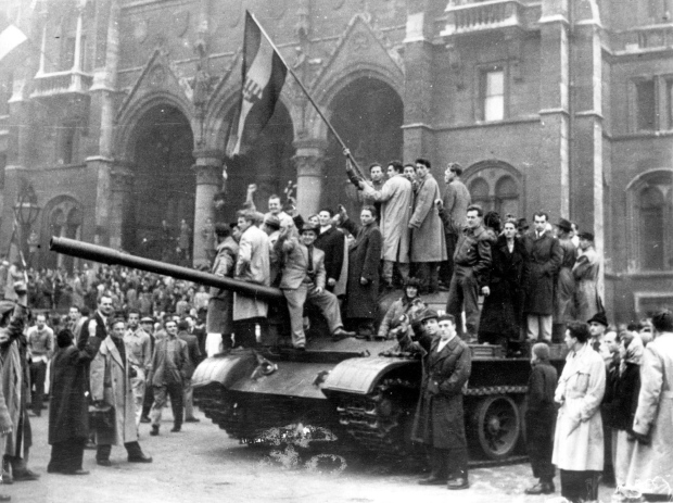 Hungarian rebels during the revolution