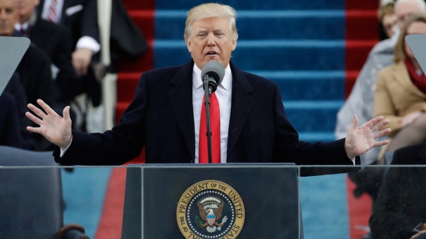 U.S. President Trump delivers inaugural speech