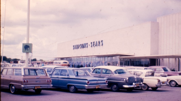 A Simpsons-Sears store in possibly Kenora, Ont. So