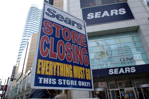 Sears store at the Eaton Centre