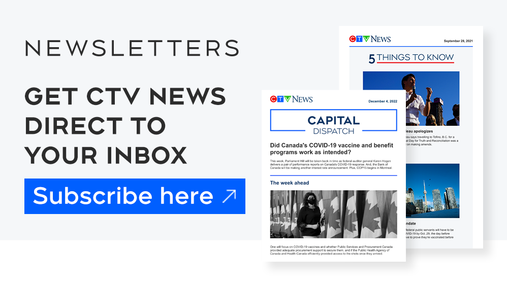 Subscribe to CTV News newsletter