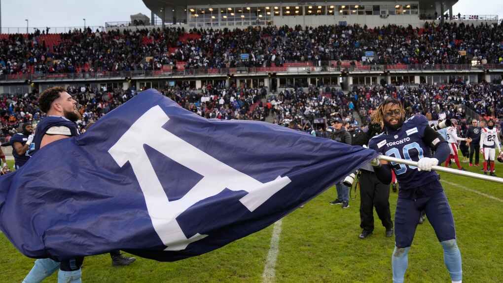 Argos down Alouettes 34-27 to advance to Grey Cup game