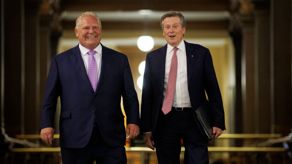 Doug Ford claims 'lefty mayor' replacing Tory would be 'disaster' for Toronto