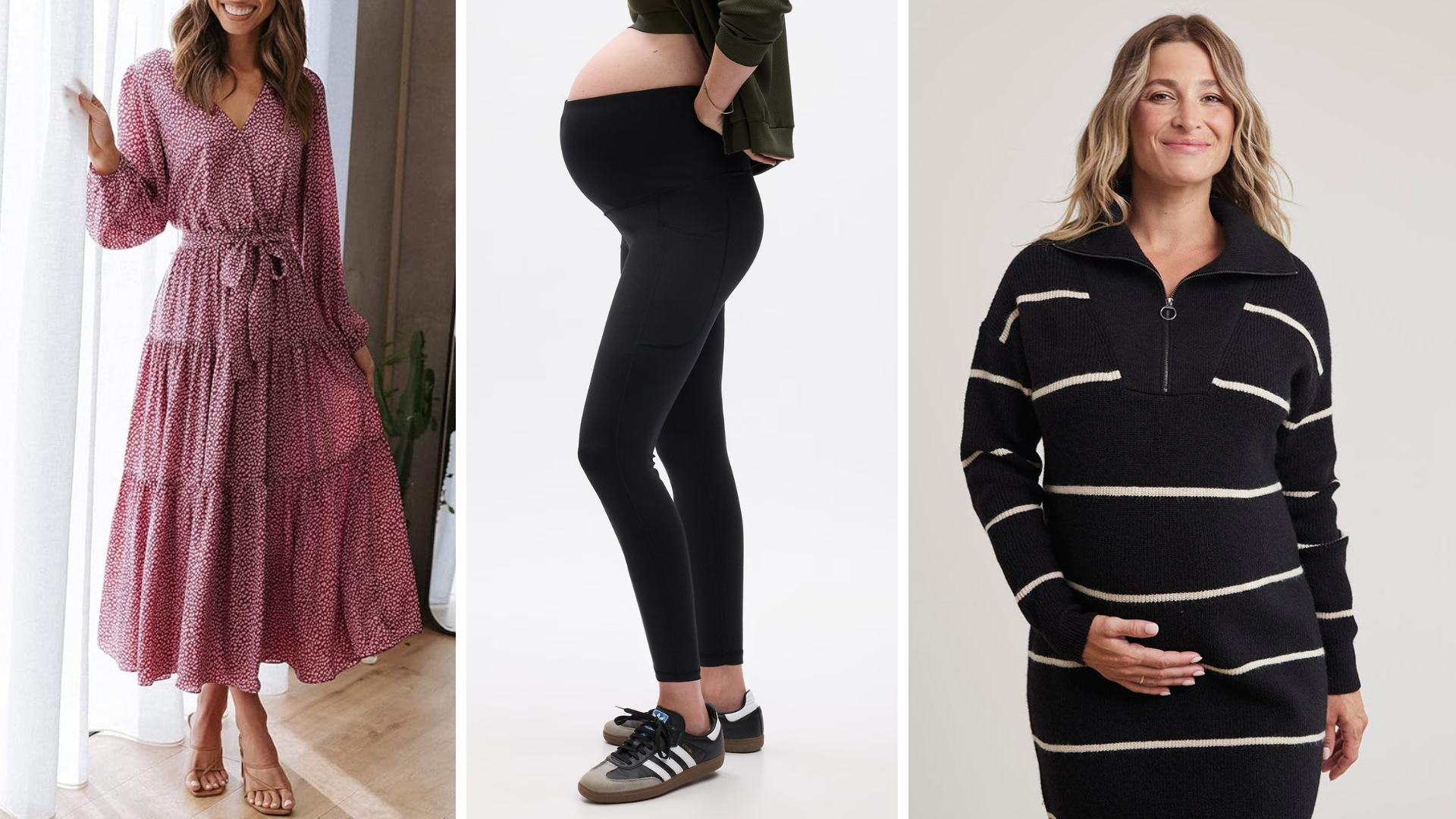 17 Maternity and Bump-friendly Winter Fashion Finds
