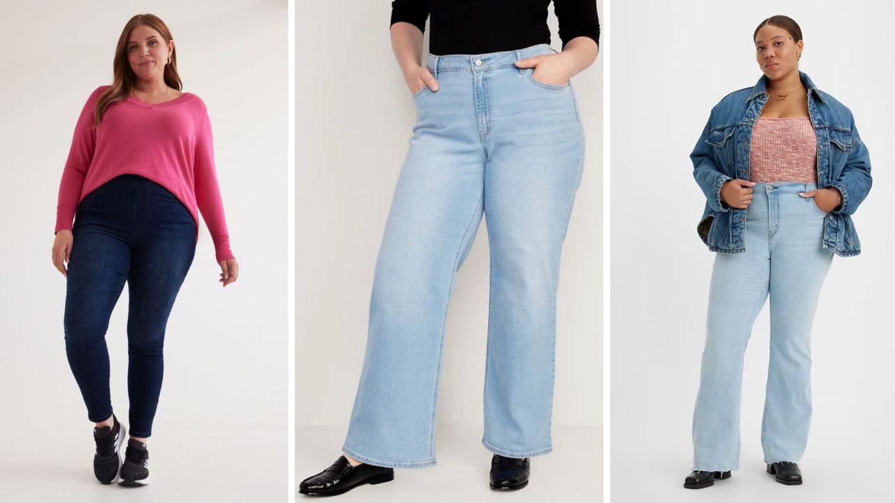 Plus Size Jeans For Women, Sizes 16-30