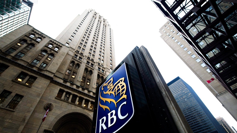 The Royal Bank of Canada sign is seen at its former head office in downtown Toronto, Dec. 2, 2011. (Nathan Denette / THE CANADIAN PRESS)