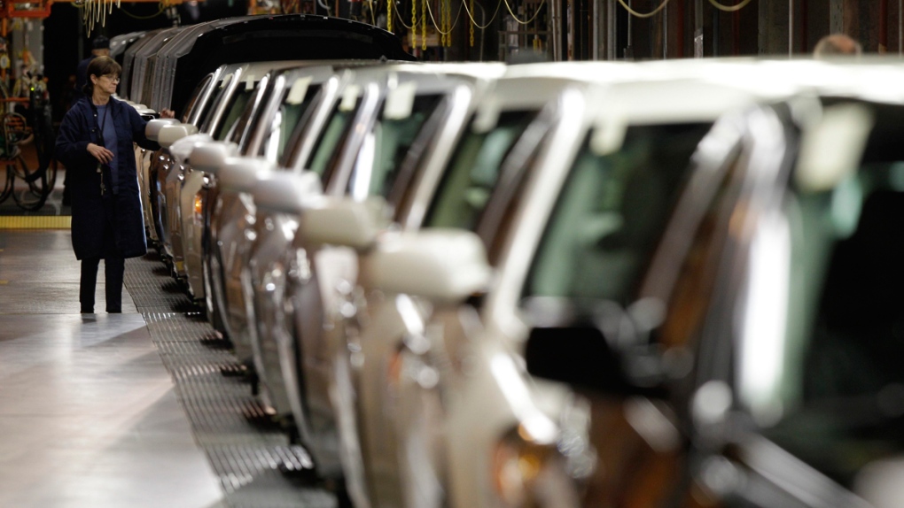 At the General Motors Hamtramck assembly plant on Nov. 30, 2010. (AP / Paul Sancya)