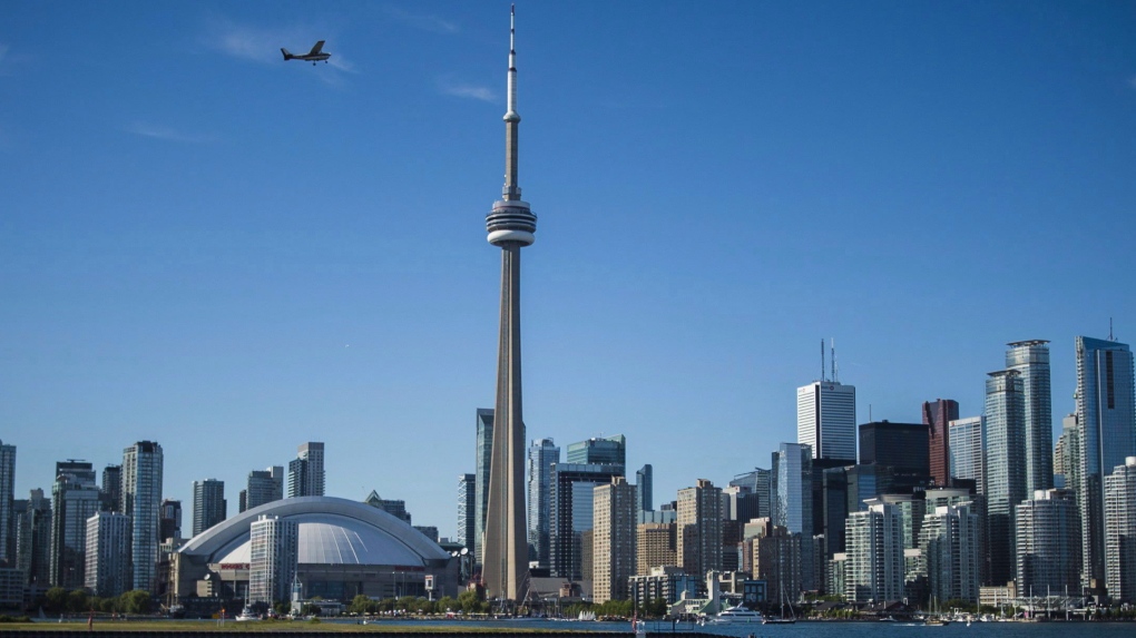 The Toronto skyline is shown on June 21, 2018. THE CANADIAN PRESS/ Tijana Martin