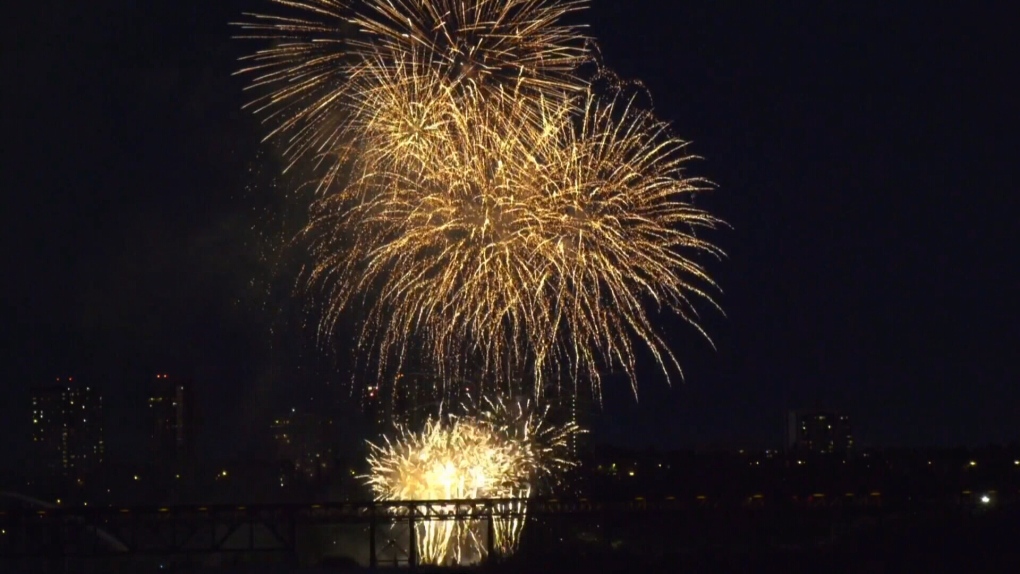 Edmonton's Canada Day fireworks back in full force