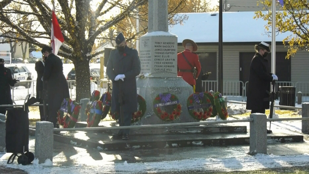 Watch the Remembrance Day ceremony at Beverly Memorial Cenotaph live